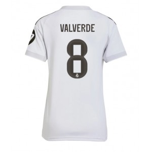 Fotbalové Dres Real Madrid Federico Valverde #8 Dámské Domácí Oblečení 2025-26 Krátký Rukáv